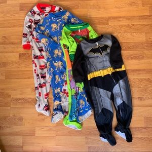 Five - “Boy” Toddler Footie PJs - 2T